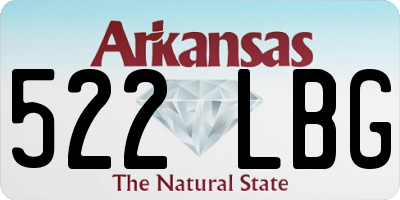 AR license plate 522LBG