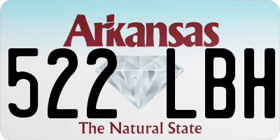 AR license plate 522LBH
