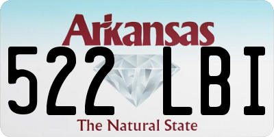 AR license plate 522LBI
