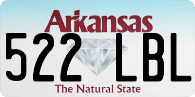 AR license plate 522LBL