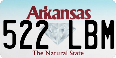 AR license plate 522LBM
