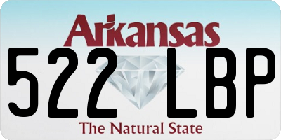 AR license plate 522LBP