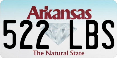 AR license plate 522LBS