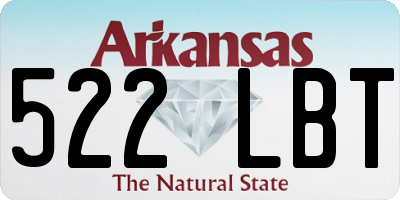 AR license plate 522LBT