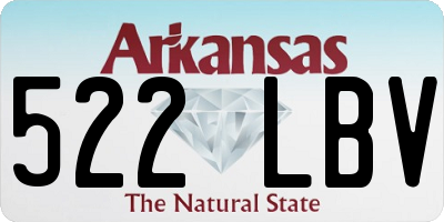 AR license plate 522LBV