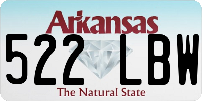 AR license plate 522LBW