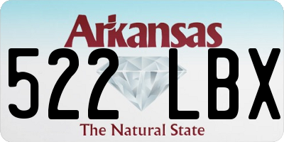 AR license plate 522LBX