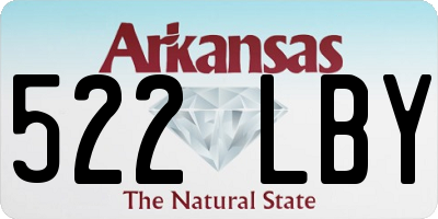 AR license plate 522LBY