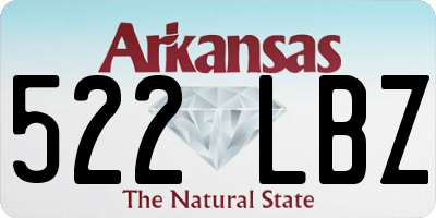 AR license plate 522LBZ
