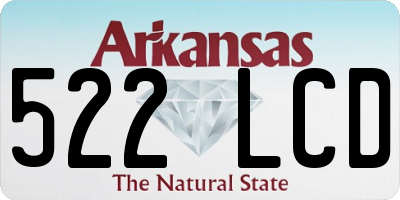 AR license plate 522LCD