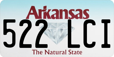 AR license plate 522LCI