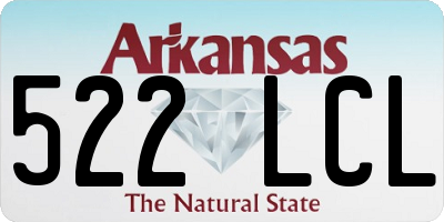 AR license plate 522LCL