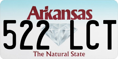 AR license plate 522LCT