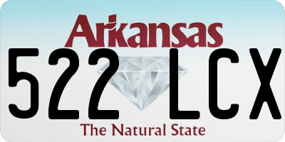 AR license plate 522LCX