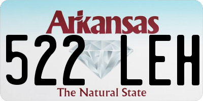 AR license plate 522LEH
