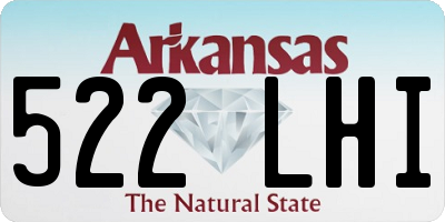AR license plate 522LHI