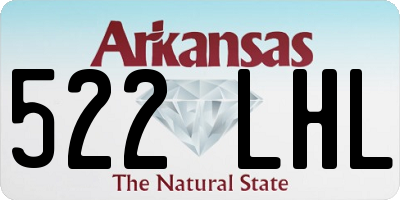 AR license plate 522LHL