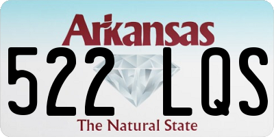 AR license plate 522LQS