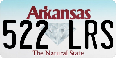 AR license plate 522LRS