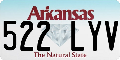 AR license plate 522LYV