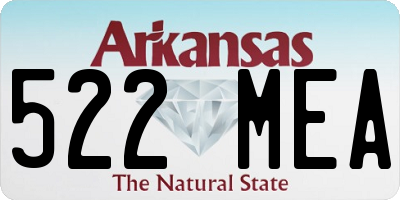 AR license plate 522MEA