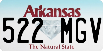 AR license plate 522MGV