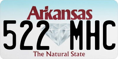 AR license plate 522MHC