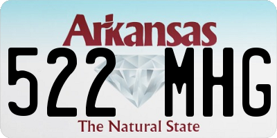 AR license plate 522MHG