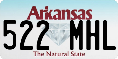 AR license plate 522MHL