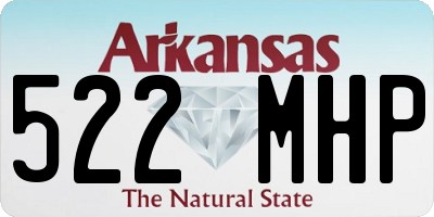 AR license plate 522MHP
