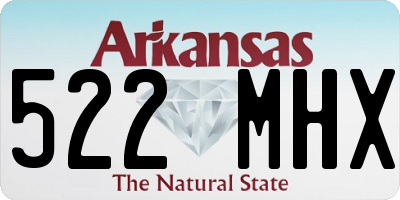 AR license plate 522MHX