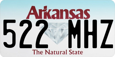 AR license plate 522MHZ