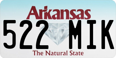AR license plate 522MIK