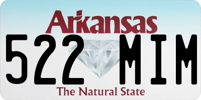 AR license plate 522MIM