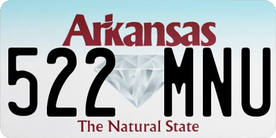 AR license plate 522MNU
