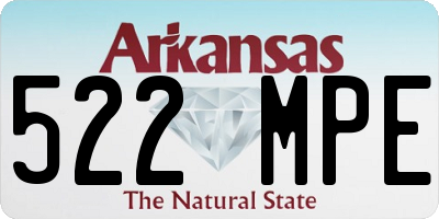 AR license plate 522MPE