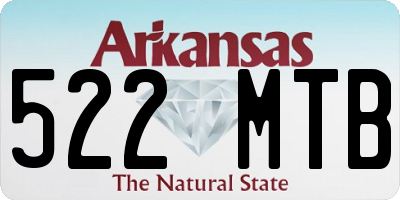 AR license plate 522MTB
