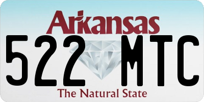 AR license plate 522MTC