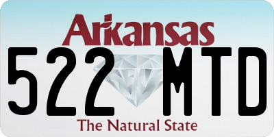 AR license plate 522MTD