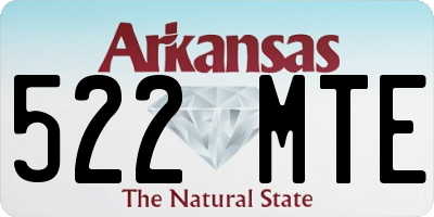 AR license plate 522MTE