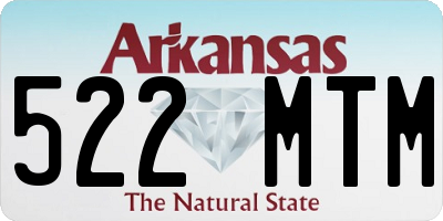 AR license plate 522MTM