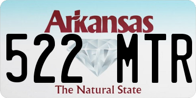 AR license plate 522MTR