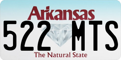 AR license plate 522MTS