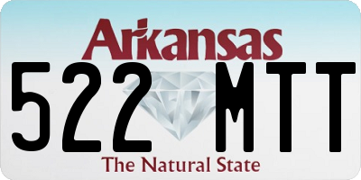 AR license plate 522MTT