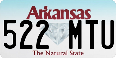AR license plate 522MTU