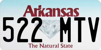 AR license plate 522MTV