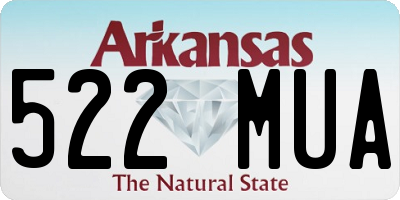 AR license plate 522MUA