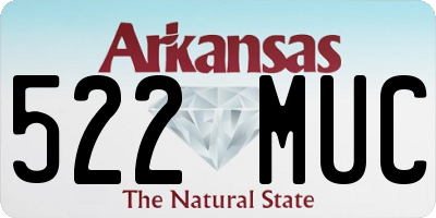 AR license plate 522MUC