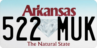 AR license plate 522MUK
