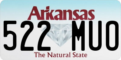 AR license plate 522MUO